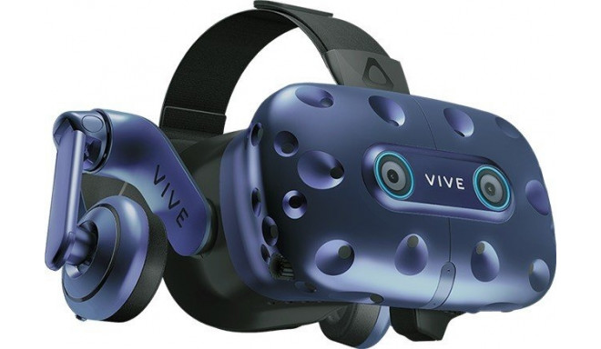 HTC Vive Pro Eye, VR glasses (blue / black, incl. Controller and base stations 2.0)