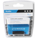 Vivanco аудио адаптер 3,5 мм - 3.5 мм (46108)