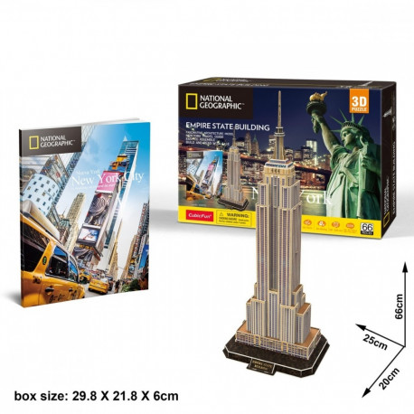 CubicFun 3D puzzle Empire State Building National Geographic