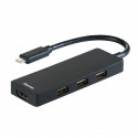 USB Hub Hama USB-C, 3x USB 2.0 ja HDMI