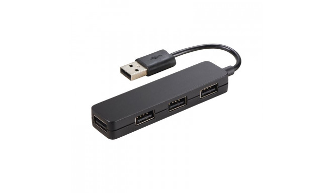 Hama USB hub 4xUSB 2.0 Slim