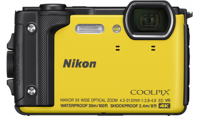 Nikon Coolpix W300, yellow (opened package)