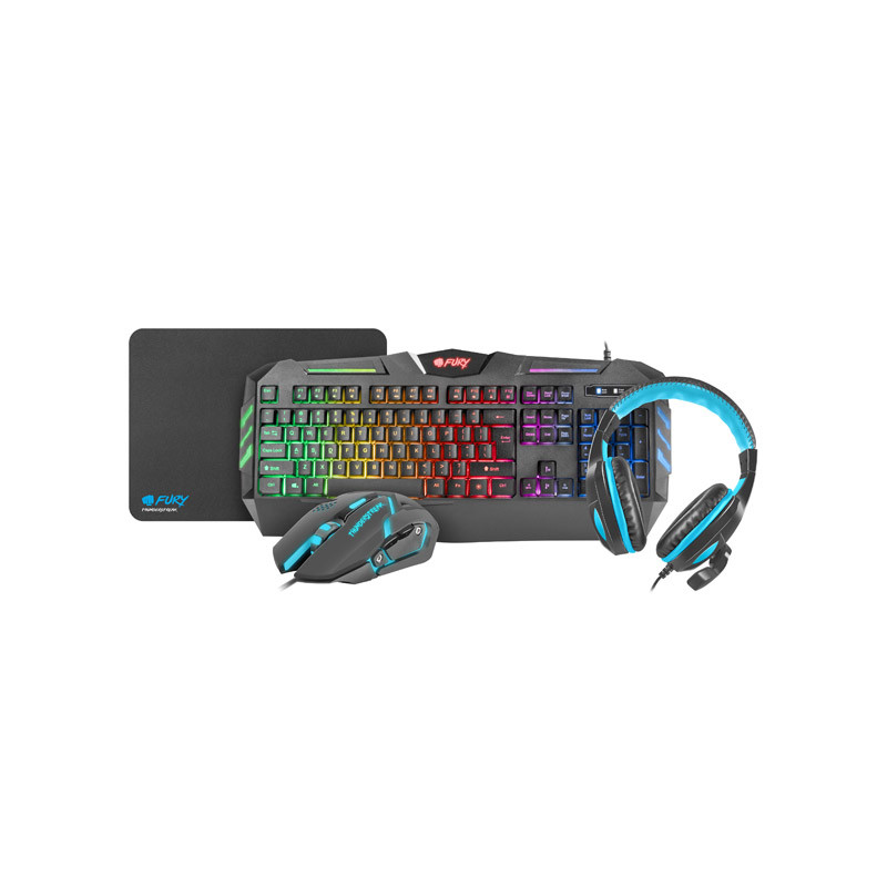 Fury gaming combo set 4in1 Thunderstreak - Keyboards - Photopoint