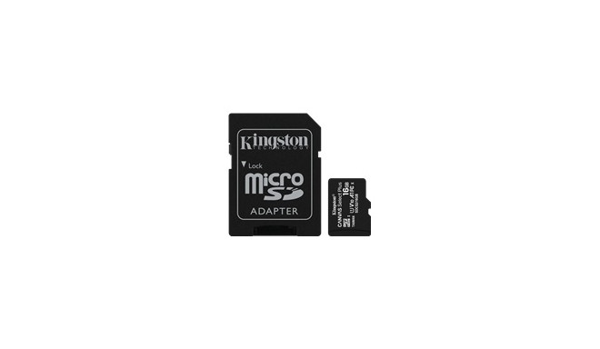 Kingston mälukaart microSDHC 16GB Canvas Select Plus 100R A1 C10 + adapter