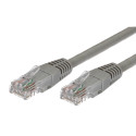 Patchcord cat. 5e RJ45 UTP 0,5m. grey