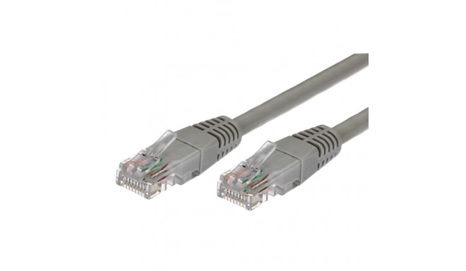 Cable Patchcord cat.5e RJ45 UTP 0,5m. grey