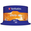 DVD-R 4,7GB 16x Matte Silver 50sp Verbatim /4