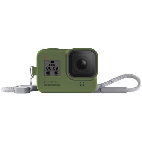 GoPro Sleeve + Lanyard Hero8 Black, green