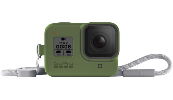 GoPro kaitseümbris + randmepael Hero8 Black, roheline