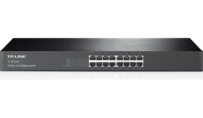 TP-Link TL-SF1016 (v12), Switch (Black)