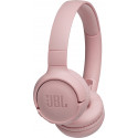 JBL juhtmevabad kõrvaklapid + mikrofon Tune 500BT, roosa