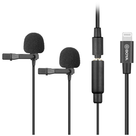 Boya mikrofons BY-M2D Dual Lavalier