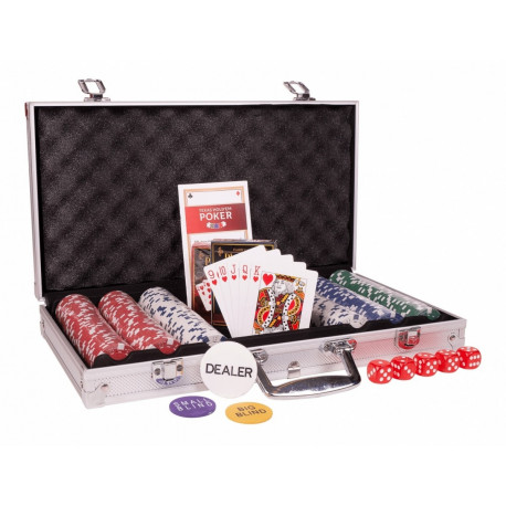 Cartamundi pokkeri komplekt Poker chips in an aluminum case