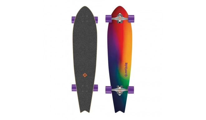 Longboard Street Surfing Fishtail Sunset Blur 42"