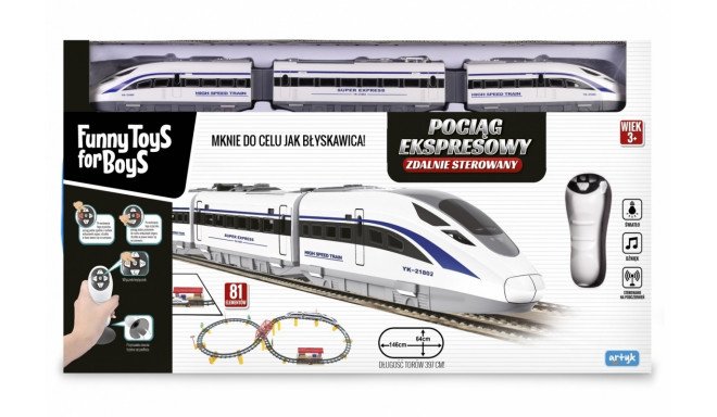 Express train on a remote control 81 TFB elements