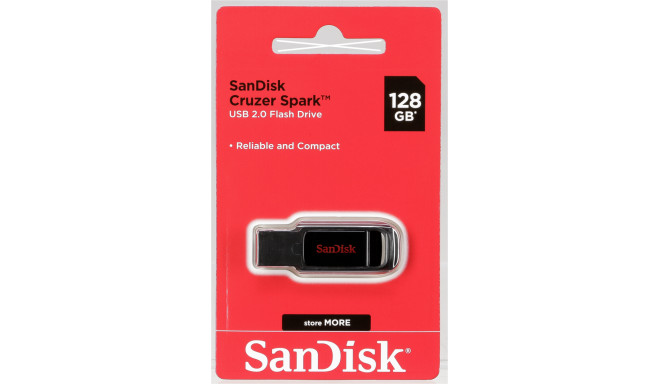 SanDisk flash drive 128GB Cruzer Spark USB 2.0 (SDCZ61-128G-G35)