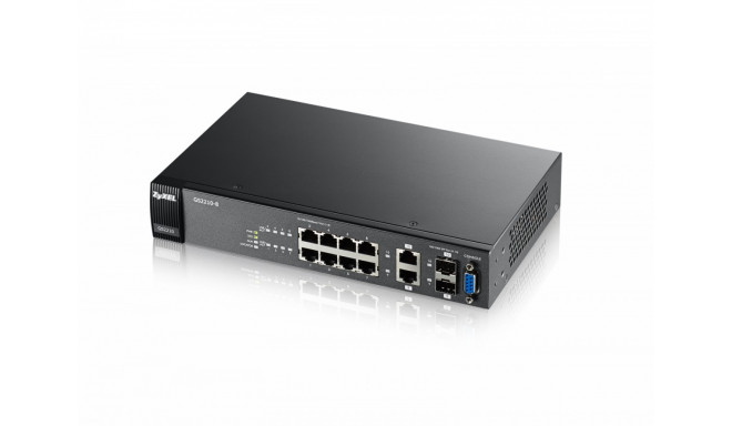 8xGb 2xRJ/SFP IPv6 Web Switch GS2210-8