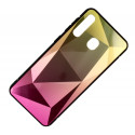 Mocco Stone Ombre Back Case Silicone Case With gradient Color For Apple iPhone 11 Pro Max Yellow - P