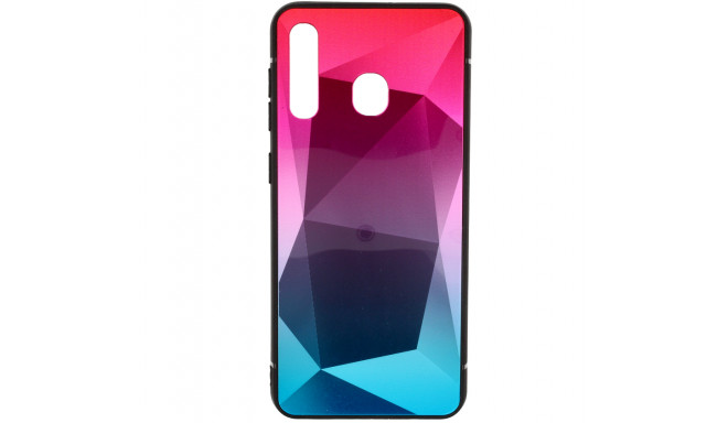 Mocco Stone Ombre Back Case Silicone Case With gradient Color For Apple iPhone 11 Pro Pink - Blue