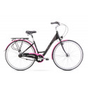 Linnajalgratas naistele 17 M MODERNE 7 must-roosa