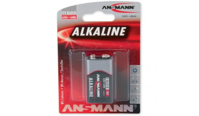 Ansmann 9V Block Red 1xE Blister