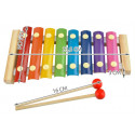 Colourful glockenspiel for kids – wooden + 2 mallets
