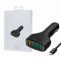 Aukey car charger  CC-T9 4xUSB 10.2A + micro-USB cable