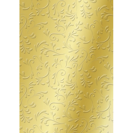 Reljeefkartong 50x70cm 220g Roma , kuldne, Heyda