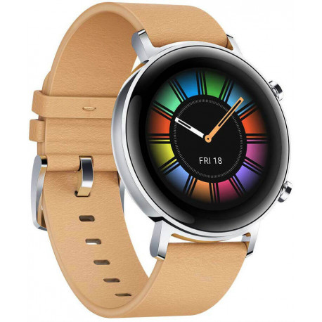 Huawei Watch GT 2 42mm, khaki nahk