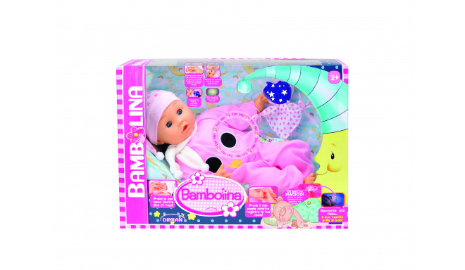 BAMBOLINA doll with talk back, lullaby songs and 21 sentences Estonian, 42cm, BD1340EE