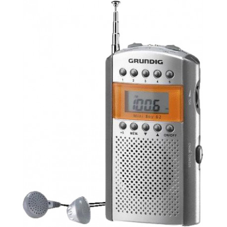 Grundig карманное радио Mini 62, серебристый