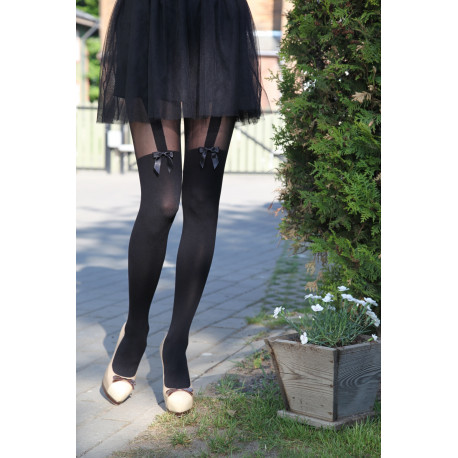 SOKISAHTEL ALJONA mustad sukkpüksid naistele 436