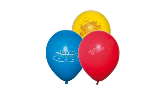 Susy Card Balons, 6 gab, apkārtmērs 100 cm / Happy Birthday