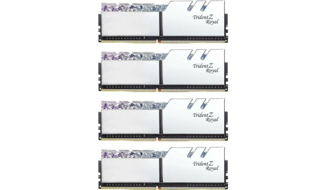 G.Skill RAM DDR4 32GB 3600 CL 18 Quad Kit Trident Z Royal silver (F4-3600C18Q-32GTRS)