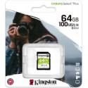 Kingston Canvas Select Plus 64 GB SDXC, memory card (black, UHS-I (U3), Class 10)