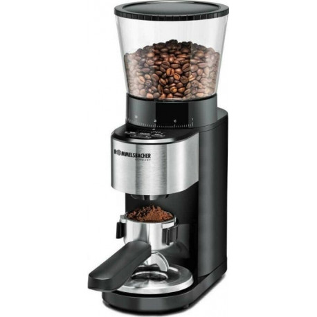 Kaffeemühle EKM 500 (schwarz/edelstahl, 160 Watt, integrierte Präzisions-Waage)