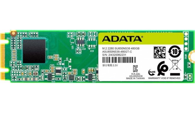 Adata SSD Ultimate SU650 M.2 480GB SATA 6 GB/s M.2 2280