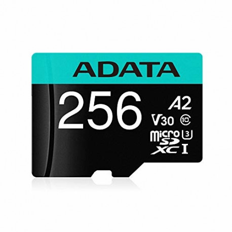 Adata mälukaart microSDXC 256GB Premier Pro Class 10 UHS-I U3 V30 A2