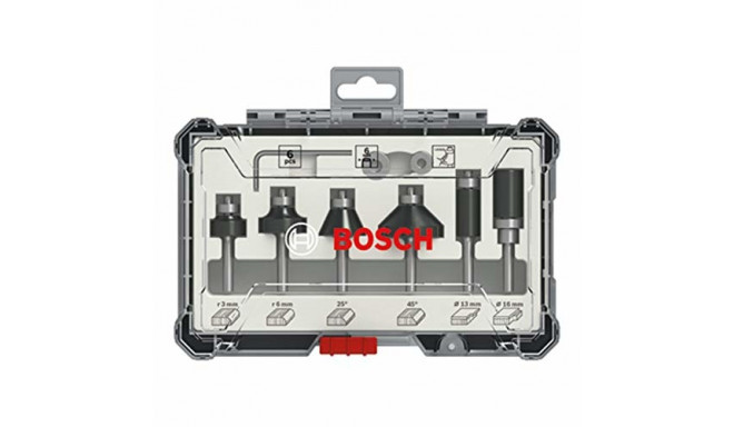 Bosch cutter set 6 pcs Trim & Edging 6mm - 2607017468 shank