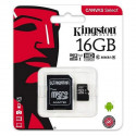 MicroSD Mälikaart koos Adapteriga Kingston SDCS2 100 MB/s exFAT (16 GB)