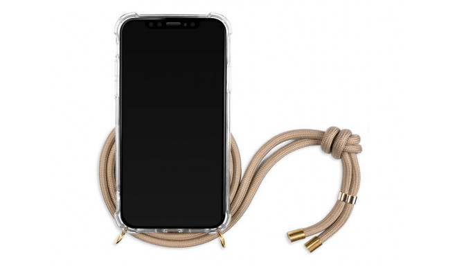 Lookabe Necklace iPhone Xs gold nude loo008