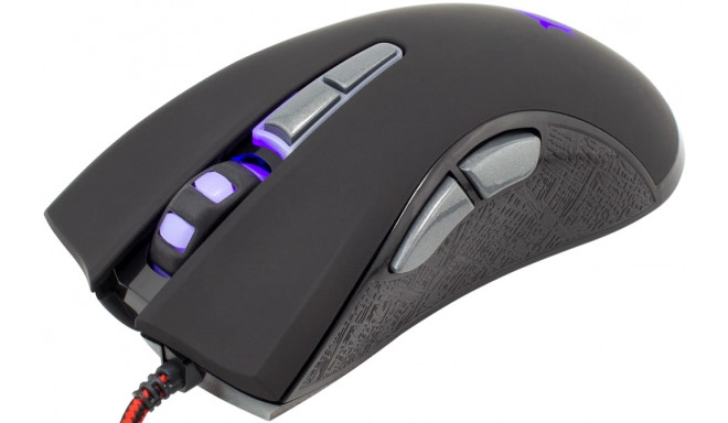 White Shark mouse Spartacus GM-1601B, black