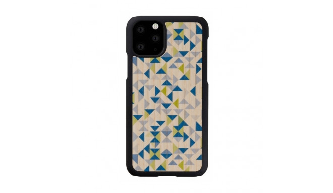 MAN&WOOD SmartPhone case iPhone 11 Pro blue triangle black