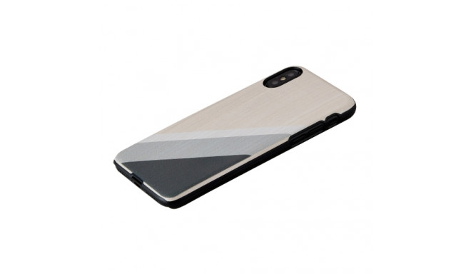 MAN&WOOD SmartPhone case iPhone X/XS gray suit black