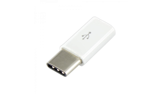 Sbox AD.USB-C W Micro USB 2.0 F. -> TYPE C M. White