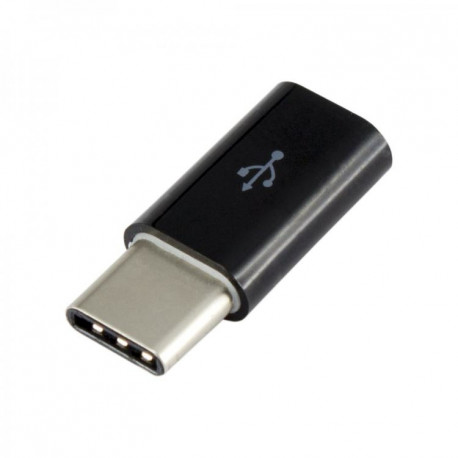 Sbox Micro USB 2.0 F. -> TYPE C M. Black AD.USB-C B