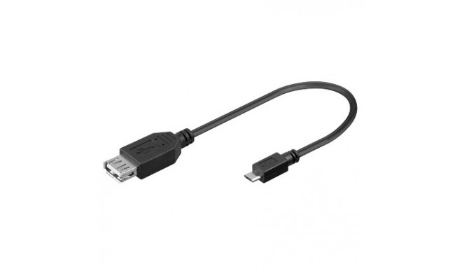 Sbox USB A F.->MICRO USB M. 0.1M USB F-MICRO M