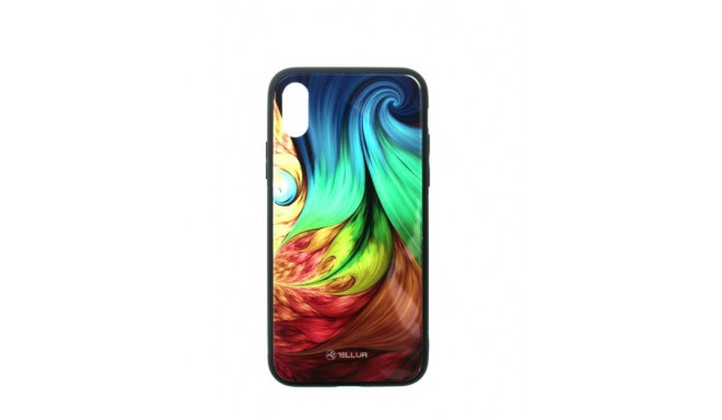 Tellur Cover Glass print for iPhone XS mesmeric