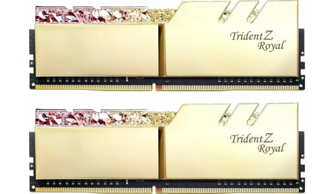 G.Skill DDR4 - 32 GB -3600 - CL - 16 - Dual Kit, Trident Z Royal (gold, F4-3600C16D-32GTRGC)