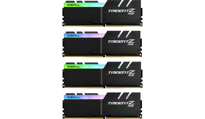 G.Skill DDR4 - 64GB -3600 - CL - 16 - Quad Kit, Trident Z RGB (black, F4-3600C16Q-64GTZRC)